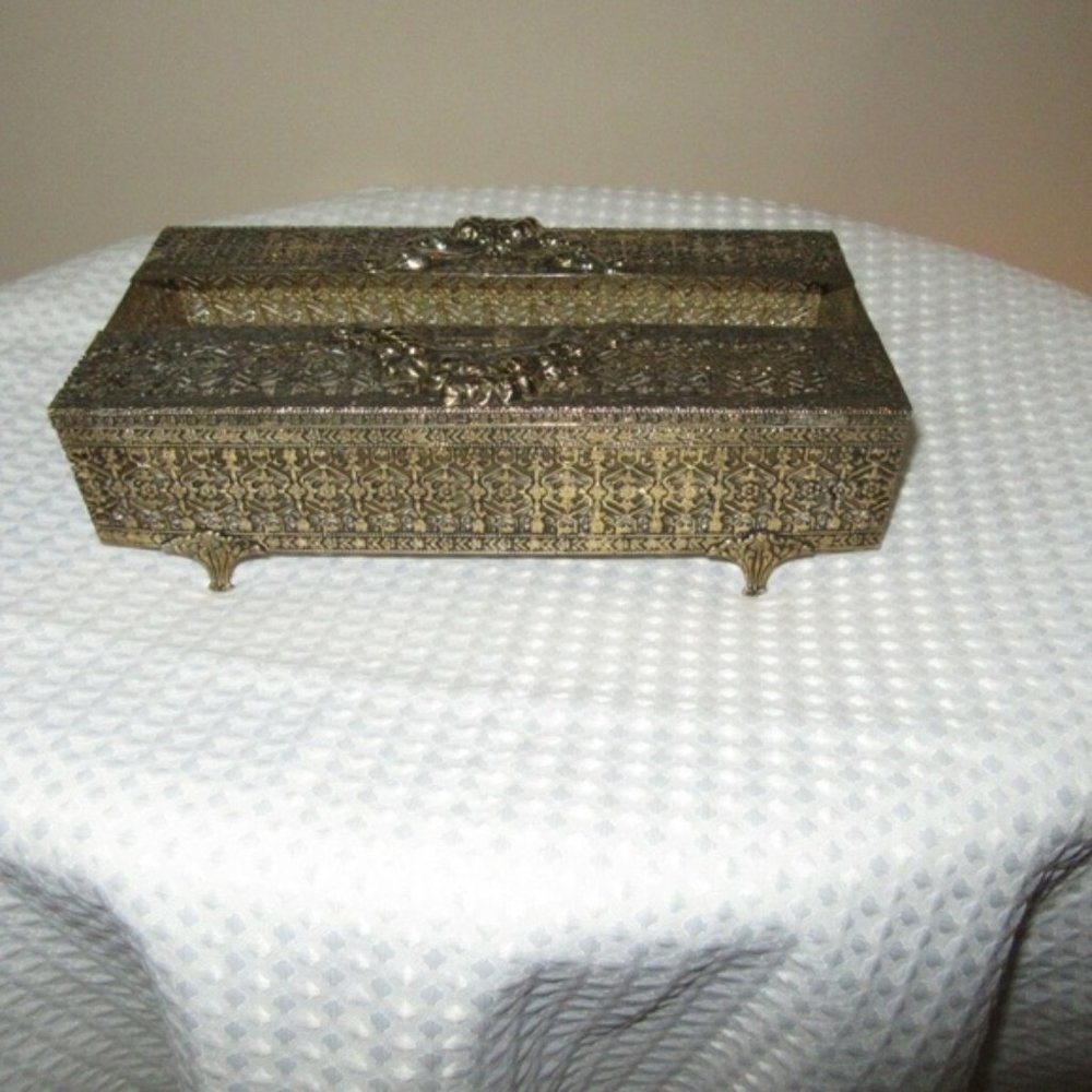 Vintage Kleenex Box Cover - Metal
